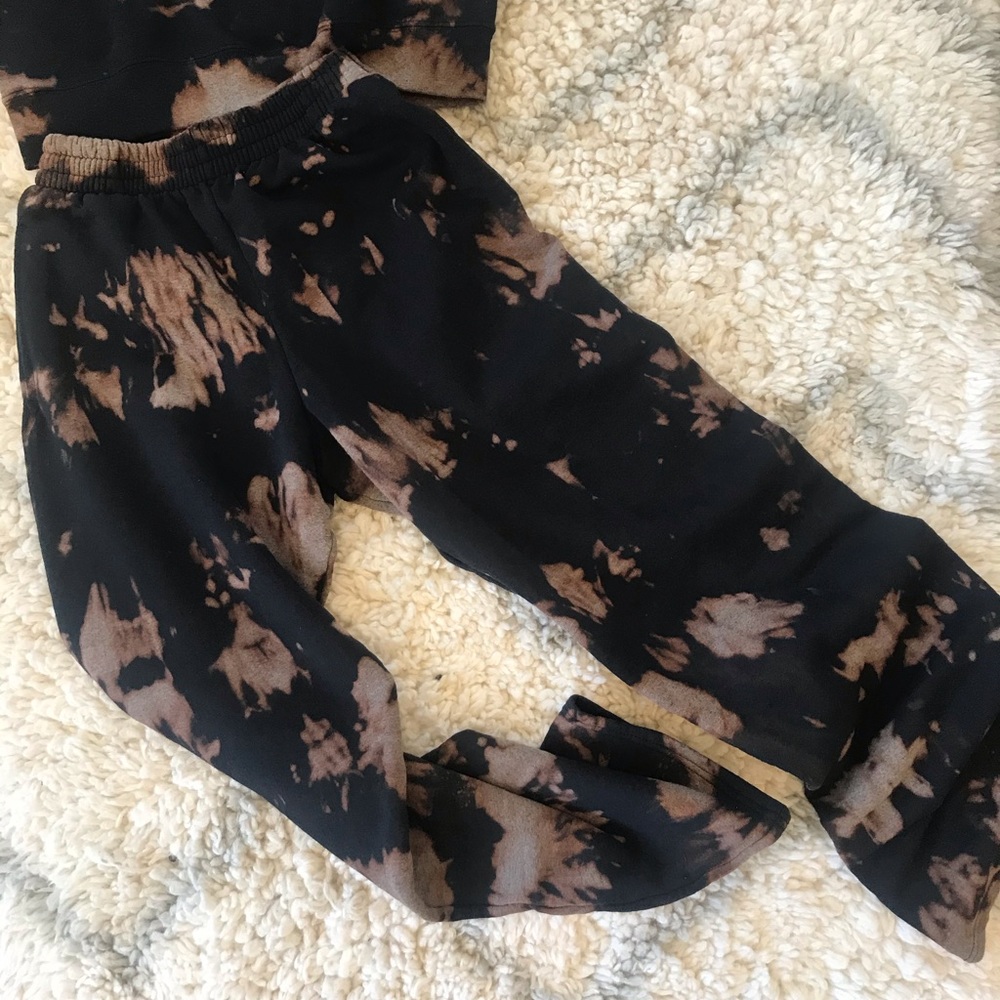 Bleach Dyed Sweatpants